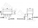 Relay bi-stable subminiature / Latching 1 coil 5V Zettler AZ850P1-5 